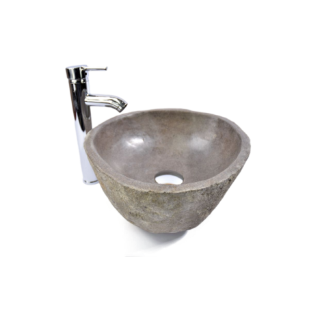Lavoar piatra Ego RIVER STONE RSB1 Q156 wash basin overtop 