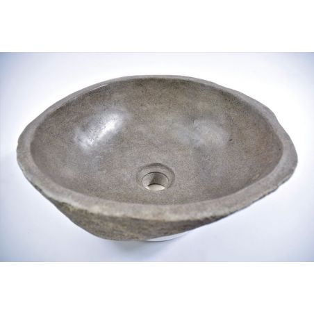 Lavoar piatra Ego RIVER STONE RSB1 Q156 wash basin overtop 