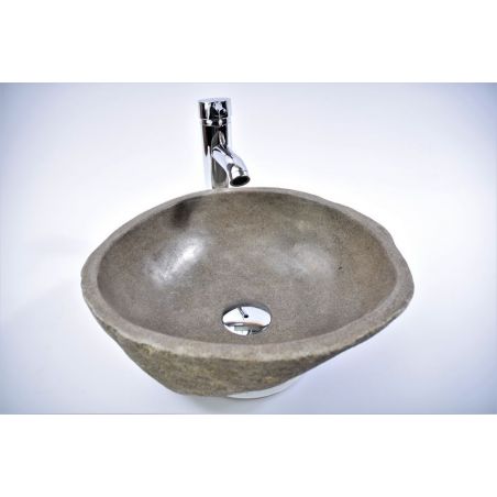 Lavoar piatra Ego RIVER STONE RSB1 Q156 wash basin overtop 