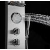 Panel de dus SK-423S,otel inoxidabil, cu ploaie si hidromasaj, finisaj crom Panel de dus SK-423S,otel inoxidabil, cu ploaie si hidromasaj, finisaj crom