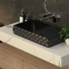 Lavoar, Negru, 61x34 cm, montaj pe blat, ceramica sanitara, Sidef Lavoar, Negru, 61x34 cm, montaj pe blat, ceramica sanitara, Sidef