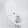 Vas Wc, Alb Lucios, Rimless, 49x36 cm, montaj suspendat, capac Duroplast, ceramica sanitara, Sidef Vas Wc, Alb Lucios, Rimless, 49x36 cm, montaj suspendat, capac Duroplast, ceramica sanitara, Sidef