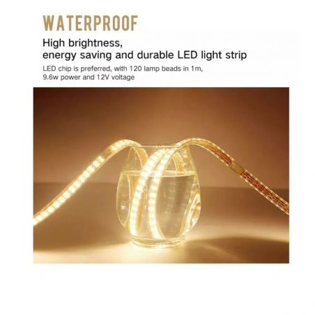 Oglinda Led, Dezaburire si Buton Touch, 3 Culori, Intensitate reglabila, dimensiuni 60-75 x 80-100 cm, Gloria