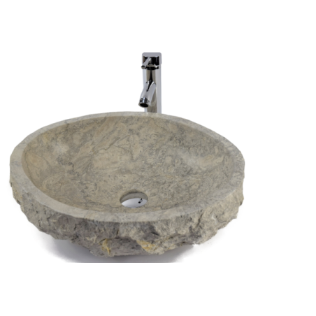 Lavoar piatra Ego copy of EROSI Light Grey BT4 wash basin overtop 