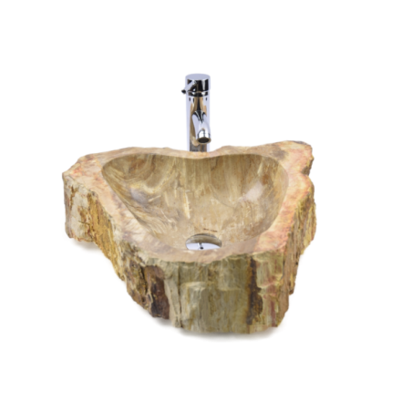 Lavoar piatra Ego copy of Fossil Wood LARGE BT23 wash basin overtop 