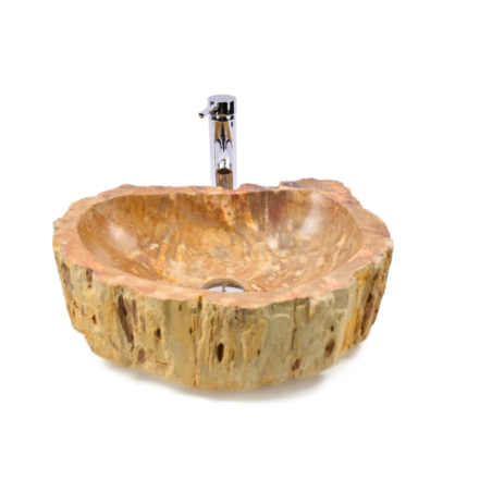 Lavoar piatra Ego copy of Fossil Wood LARGE BT23 wash basin overtop 