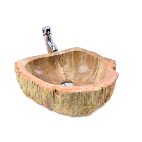 Lavoar piatra Ego copy of Fossil Wood LARGE BT23 wash basin overtop 