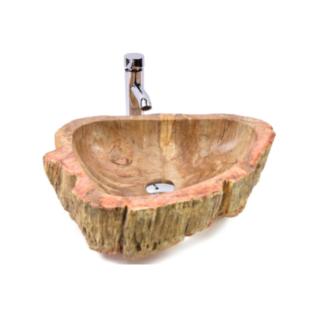 Lavoar piatra Ego copy of Fossil Wood LARGE BT23 wash basin overtop 