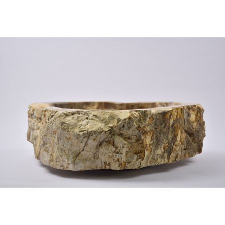 Lavoar piatra Ego copy of Fossil Wood LARGE BT23 wash basin overtop 