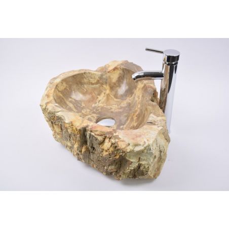 Lavoar piatra Ego copy of Fossil Wood LARGE BT23 wash basin overtop 