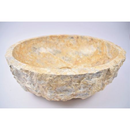 Lavoar piatra Ego EROSI BROWN BT10 wash basin overtop 