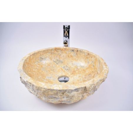 Lavoar piatra Ego EROSI BROWN BT10 wash basin overtop 