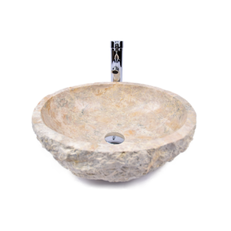 Lavoar piatra Ego EROSI BROWN BT9 wash basin overtop 