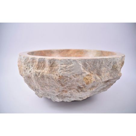 Lavoar piatra Ego EROSI BROWN BT8 wash basin overtop 