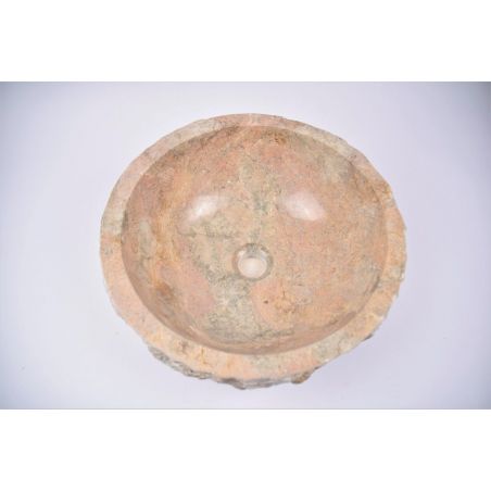 Lavoar piatra Ego EROSI BROWN BT8 wash basin overtop 