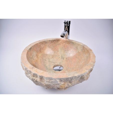 Lavoar piatra Ego EROSI BROWN BT8 wash basin overtop 