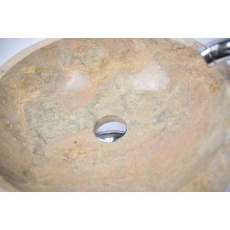 Lavoar piatra Ego EROSI BROWN BT8 wash basin overtop 