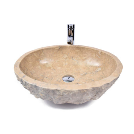 Lavoar piatra Ego EROSI BROWN BT6 wash basin overtop 