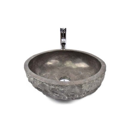 Lavoar piatra Ego EROSI Negru I9 wash basin overtop 