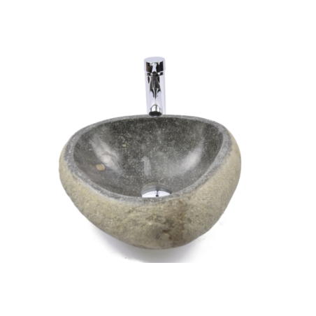 Lavoar piatra Ego RIVER STONE RSB1 Q166 wash basin overtop 
