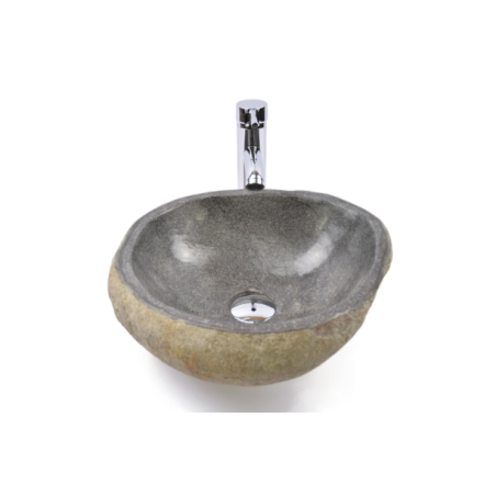 Lavoar piatra Ego RIVER STONE RSB1 Q164 wash basin overtop 