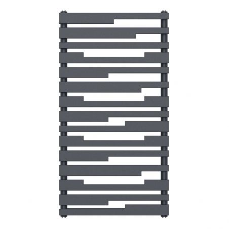 Calorifer Antracit, 112x60 cm, 662 W, 15 elementi, radiator Portprosop din otel, Emir