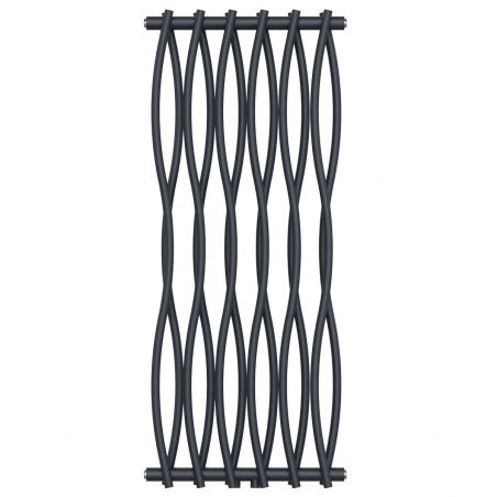 Calorifer Decorativ Antracit, 120x50 cm , 506 W, 12 elementi, otel, Baie sau camera, Emre