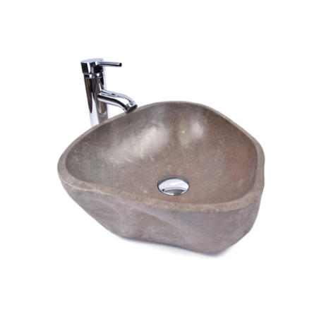 Lavoar piatra Ego RIVER STONE RSB1 Q192 wash basin overtop 