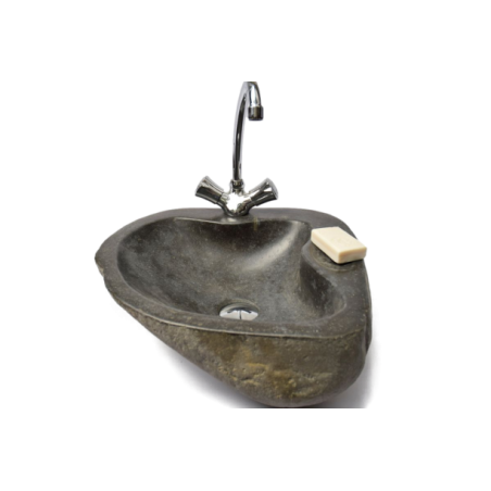 Lavoar piatra Ego RIVER STONE CELEBES SW4 SALAWATI wash basin overtop 