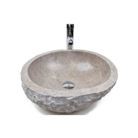 Lavoar piatra Ego EROSI Grey SW2 wash basin overtop 