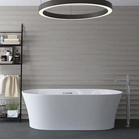 Cada de baie Maluma, freestanding, 184x87 cm, alb lucios, Royalty Line by Ego