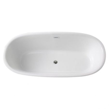 Cada de baie Maluma, freestanding, 184x87 cm, alb lucios, Royalty Line by Ego