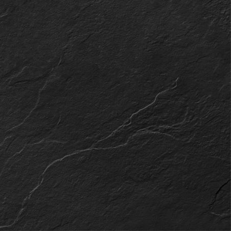 Cadita de dus pentagonala, compozit mineral, dimensiuni 90x90 cm, inaltime 2.5 cm, decupabila, Negru, Aurelio