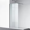 Perete dus Walk-In Ultra-Slim, sticla securizata de 8 mm, dimensiuni 80-120x200 cm, profile negru mat, Nano Easy Clean, Matia Perete dus Walk-In Ultra-Slim, sticla securizata de 8 mm, dimensiuni 80-120x200 cm, profile negru mat, Nano Easy Clean, Matia