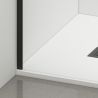Perete dus Walk-In Ultra-Slim, sticla securizata de 8 mm, dimensiuni 80-120x200 cm, profile negru mat, Nano Easy Clean, Matia Perete dus Walk-In Ultra-Slim, sticla securizata de 8 mm, dimensiuni 80-120x200 cm, profile negru mat, Nano Easy Clean, Matia