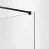 Perete dus Walk-In Ultra-Slim, sticla securizata de 8 mm, dimensiuni 80-120x200 cm, profile negru mat, Nano Easy Clean, Matia Perete dus Walk-In Ultra-Slim, sticla securizata de 8 mm, dimensiuni 80-120x200 cm, profile negru mat, Nano Easy Clean, Matia