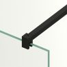 Perete dus Walk-In Ultra-Slim, sticla securizata de 8 mm, dimensiuni 80-120x200 cm, profile negru mat, Nano Easy Clean, Matia Perete dus Walk-In Ultra-Slim, sticla securizata de 8 mm, dimensiuni 80-120x200 cm, profile negru mat, Nano Easy Clean, Matia