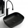 Lavoar, Negru Mat, Power Colour, dimensiuni 45.5x 32 cm, ceramica sanitara, montaj pe blat, Nicoli Lavoar, Negru Mat, Power Colour, dimensiuni 45.5x 32 cm, ceramica sanitara, montaj pe blat, Nicoli