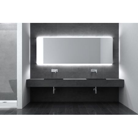 Lavoar EGO-104, compozit marmura, Antracit Mat, montaj pe blat , 53x33 cm, scurgere ascunsa