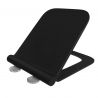 Capac Duroplast inchidere Soft-Close pentru vas wc Alfonso Negru Mat