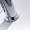 Baterie lavoar EGO-Tiona Chrome High, montaj pe blat, finisaj Crom, perlator aer, design deosebit
