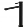 Baterie lavoar EGO-Tiona Black High, montaj pe blat, finisaj Negru Mat, perlator aer, design deosebit