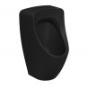 Urinal Negru Mat cu alimentare superioara a apei, 36x60 cm, ceramica sanitara, Nicolo