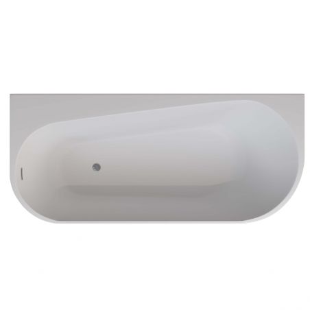 Cada de baie freestanding, Acril sanitar, Alb Lucios Interior, Negru Lucios Exterior, 170x75 cm, izolare termica, Joe