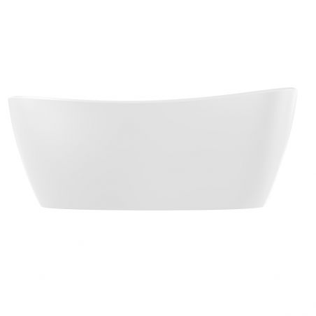 Cada de baie freestanding, Acril sanitar, Alb Lucios, 170x75 cm, izolare termica, Ania