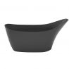 Cada de baie, freestanding, compozit mineral, ventil negru inclus, Negru Mat, 172x74 cm, Evelin Cada de baie, freestanding, compozit mineral, ventil negru inclus, Negru Mat, 172x74 cm, Evelin