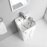 Lavoar stativ Imola Marble, cu gaura de baterie, 40x40x85 cm, montaj pe podea, ceramica sanitara Lavoar stativ Imola Marble, cu gaura de baterie, 40x40x85 cm, montaj pe podea, ceramica sanitara