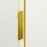 Usa de dus, glisanta, transparenta, sticla securizata de 6 mm, dimensiuni intre 100-180 cm, profil Auriu Mat, Hanes Usa de dus, glisanta, transparenta, sticla securizata de 6 mm, dimensiuni intre 100-180 cm, profil Auriu Mat, Hanes