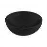 Lavoar, diametru 45 cm, Negru Mat, Power Colour, montaj pe blat, ceramica sanitara, Michael Lavoar, diametru 45 cm, Negru Mat, Power Colour, montaj pe blat, ceramica sanitara, Michael