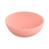 Lavoar, diametru 45 cm, Roz Somon Mat, Power Colour, montaj pe blat, ceramica sanitara, Molis Lavoar, diametru 45 cm, Roz Somon Mat, Power Colour, montaj pe blat, ceramica sanitara, Molis